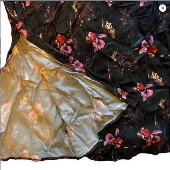 NWT Madewell Wide V-Neck Midi Dress Sz 10 - Picture 9 of 10